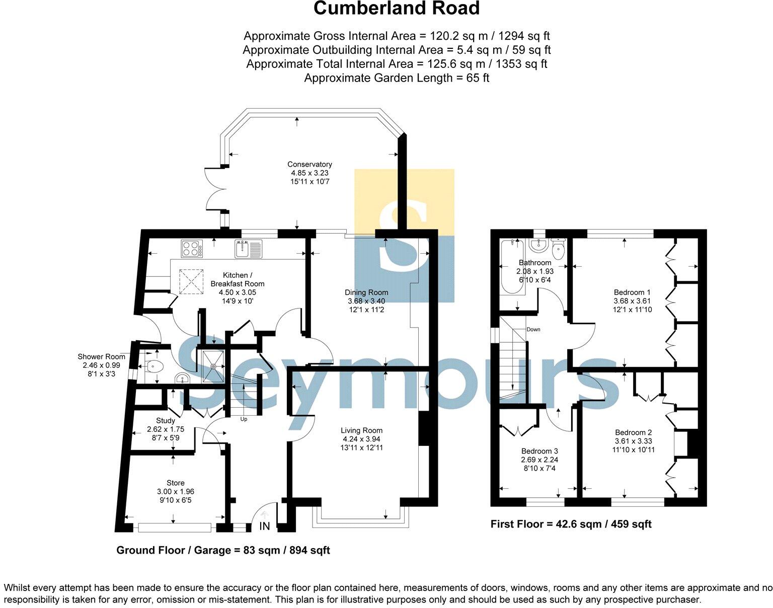 Cumberland Road, Ashford, Surrey, TW15 floorplan