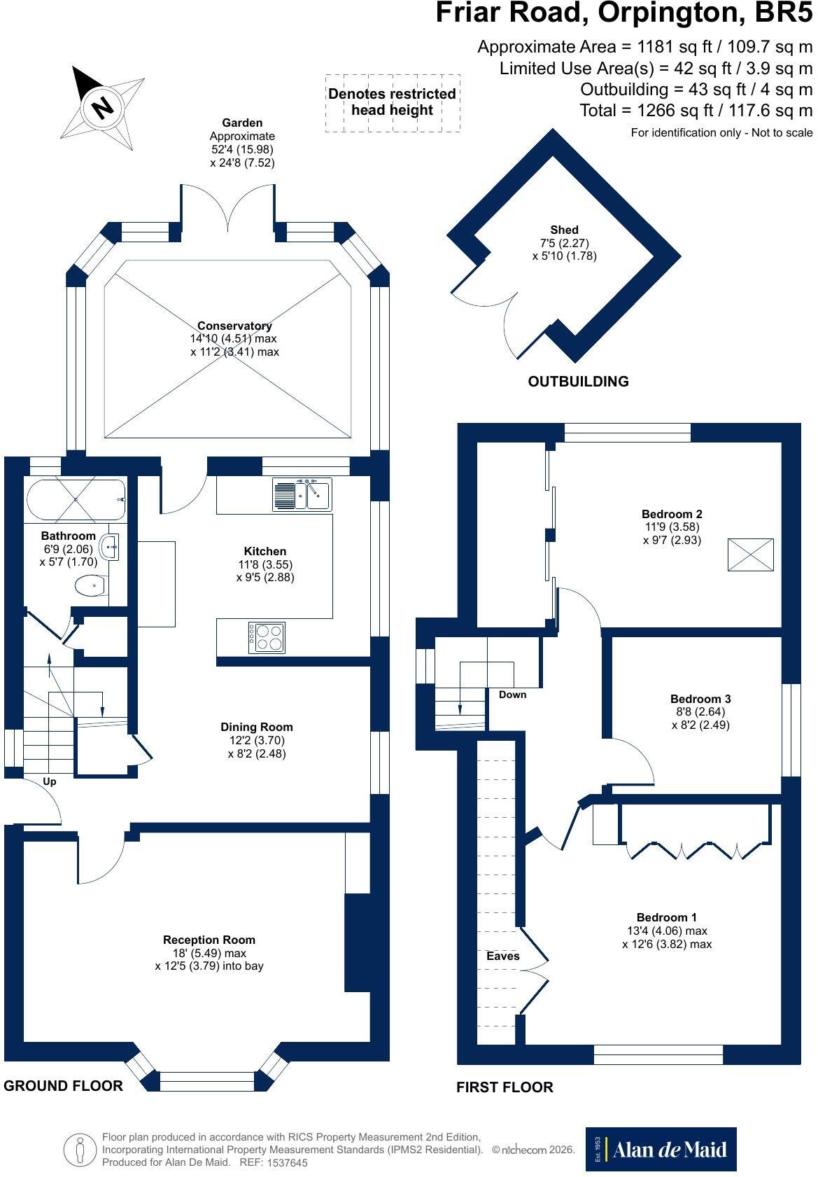 Friar Road, Orpington floorplan