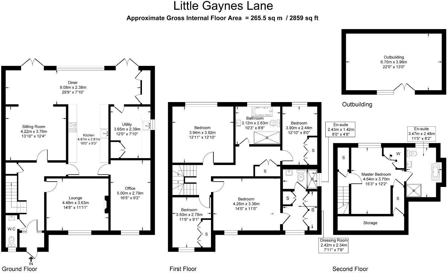 Little Gaynes Lane, Upminster, RM14 floorplan