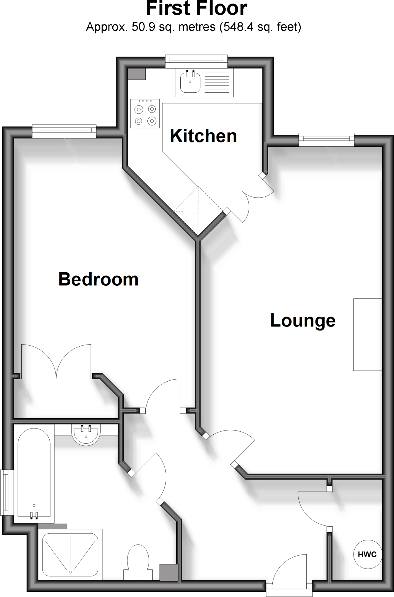 Massetts Road, Horley, Surrey floorplan