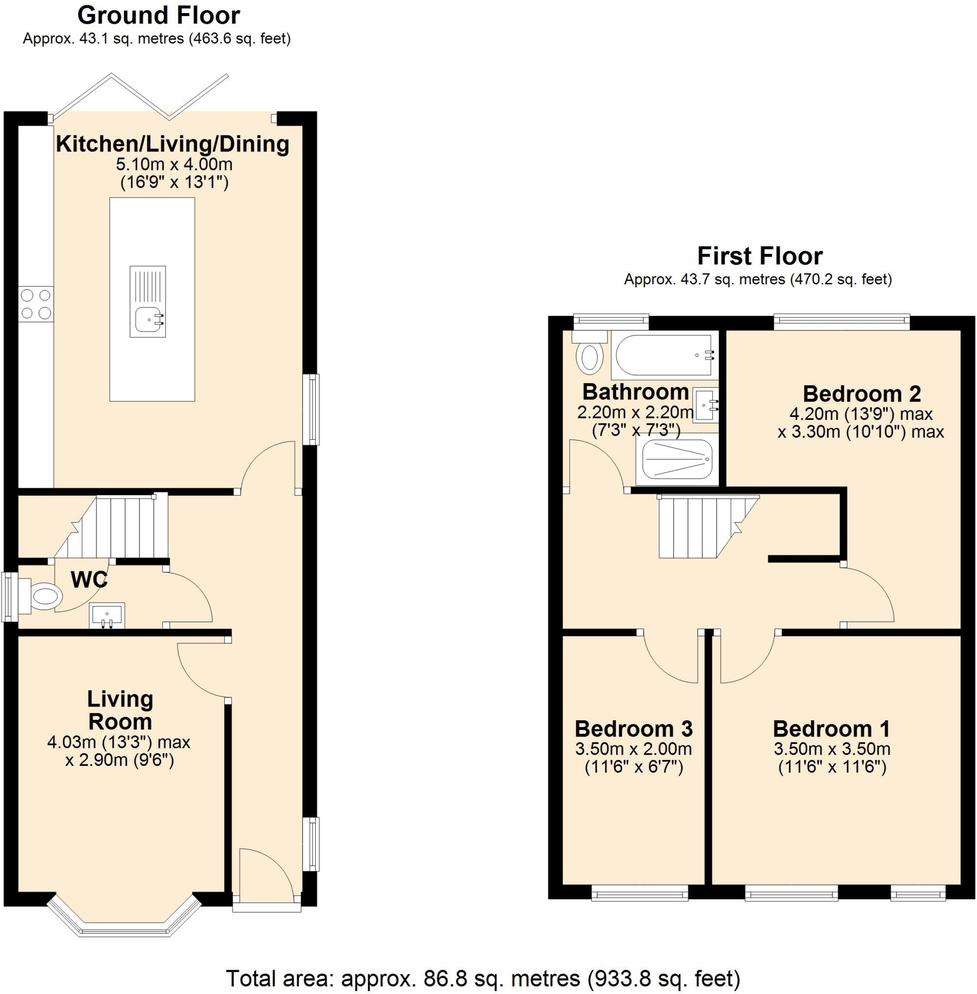 Heath Road, Penketh, Warrington floorplan