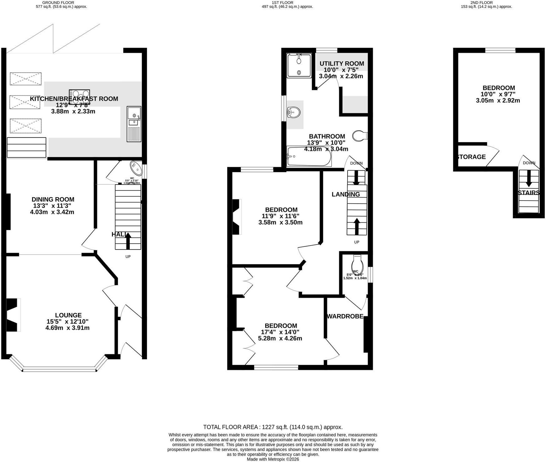 Redland, Montrose Avenue, BS6 6EQ floorplan