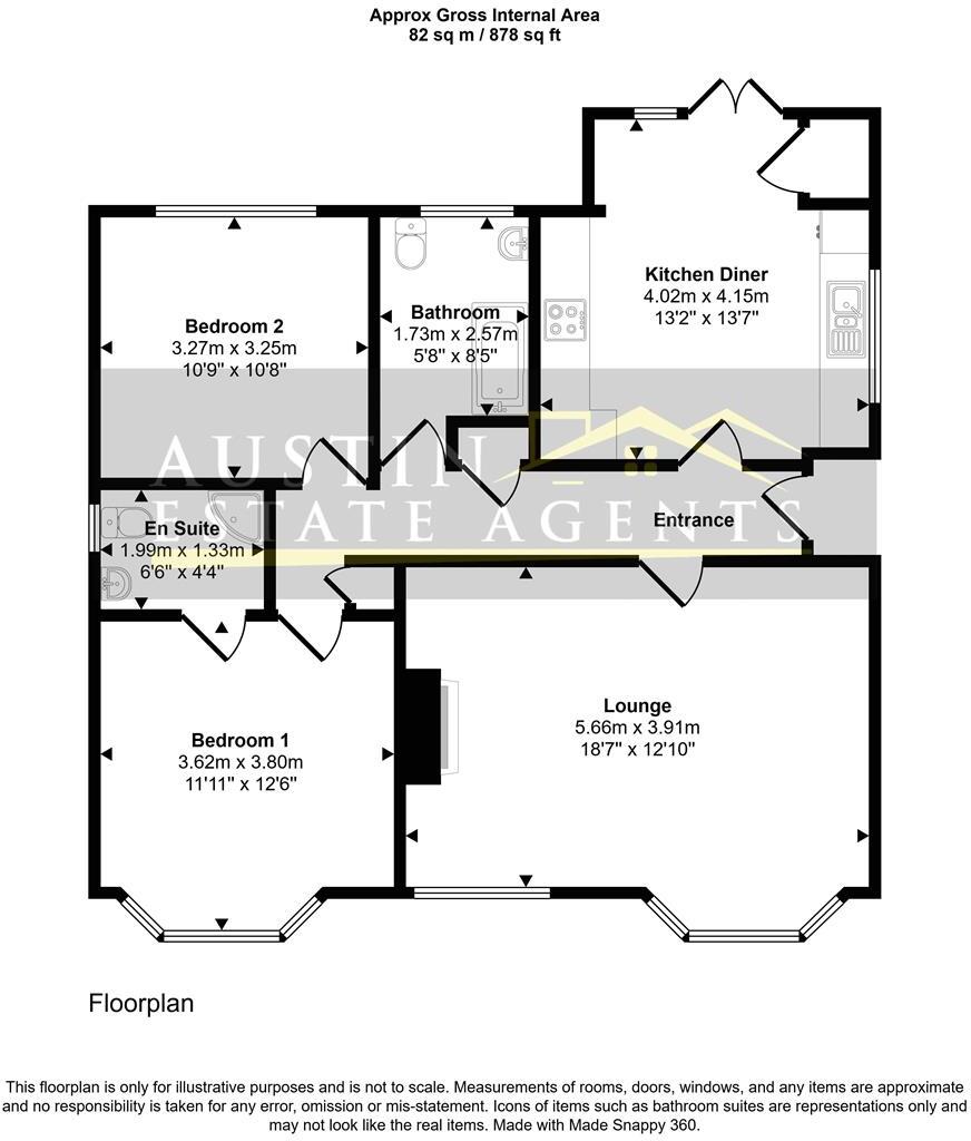 Clarence Road, Littlesea, Weymouth, Dorset floorplan