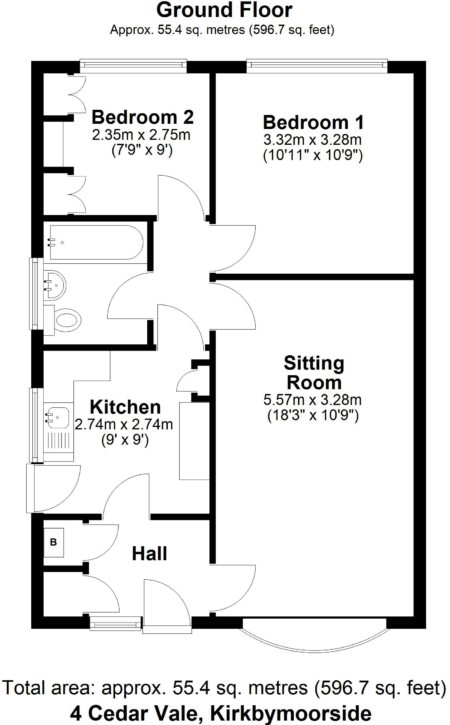 Cedar Vale, Kirkbymoorside, York floorplan