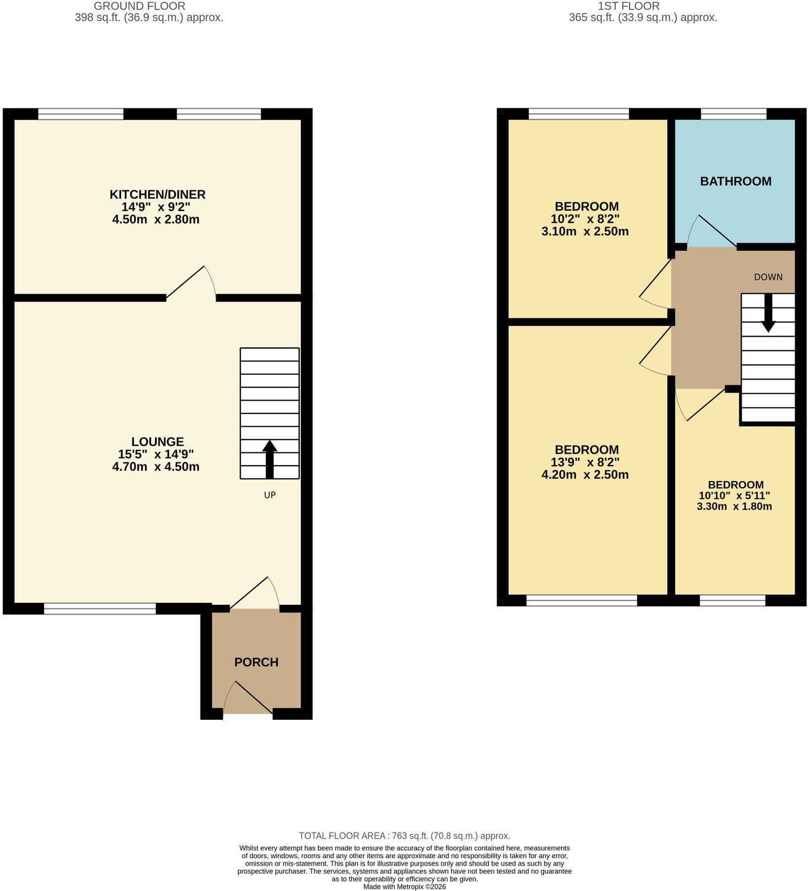 Middlebrook Drive, Lostock, BL6 floorplan