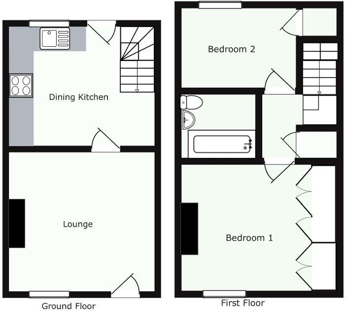 Oldham Street, Bollington floorplan