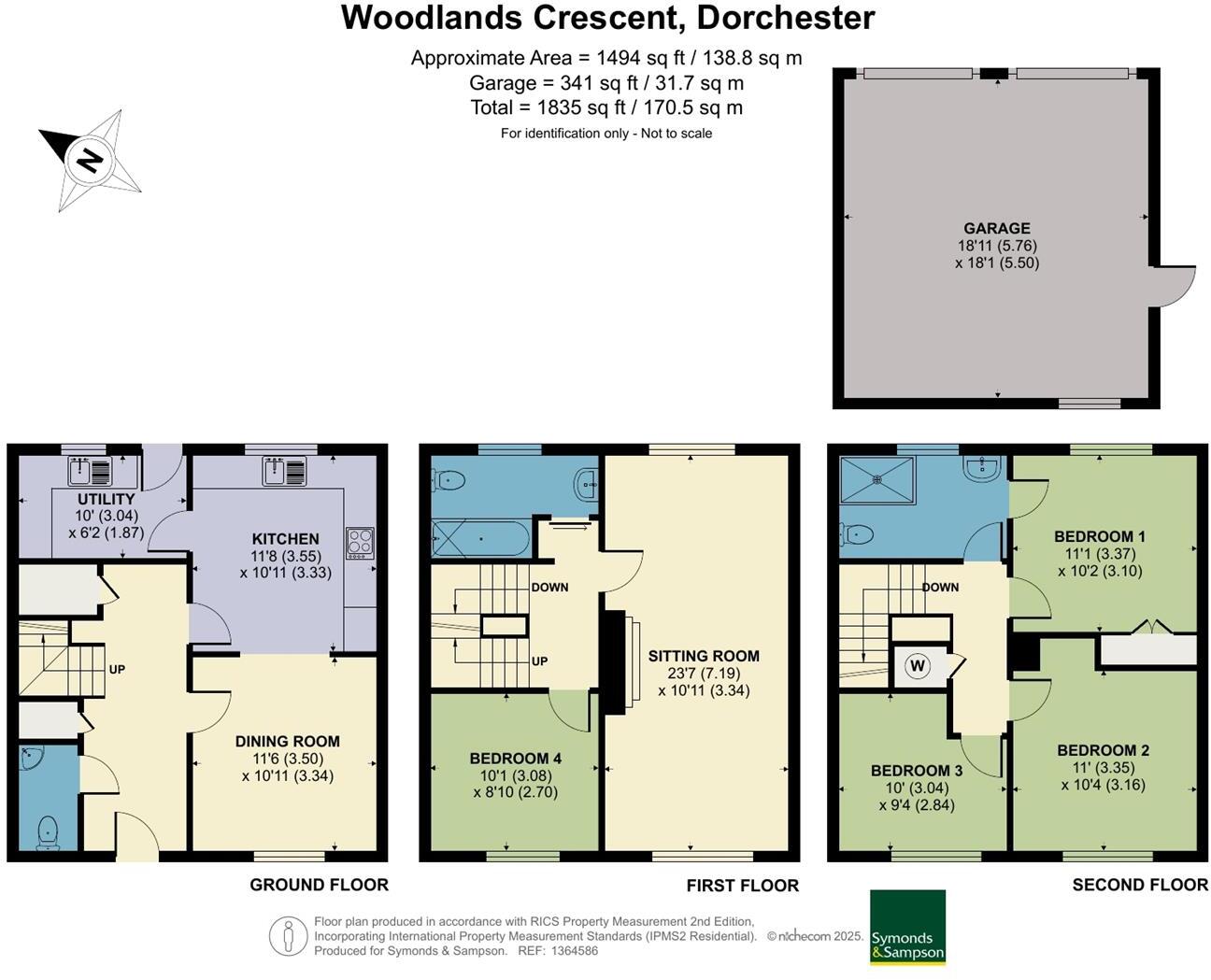 Woodlands Crescent, Poundbury, Dorchester floorplan