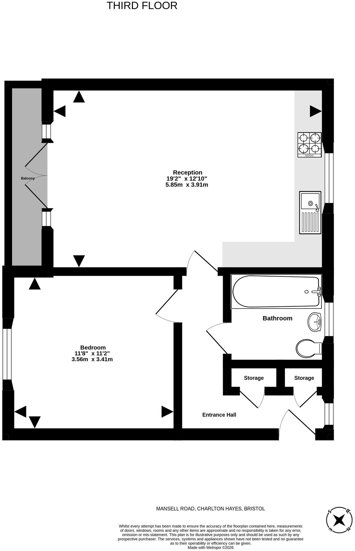 Mansell Road, Charlton Hayes, Bristol floorplan