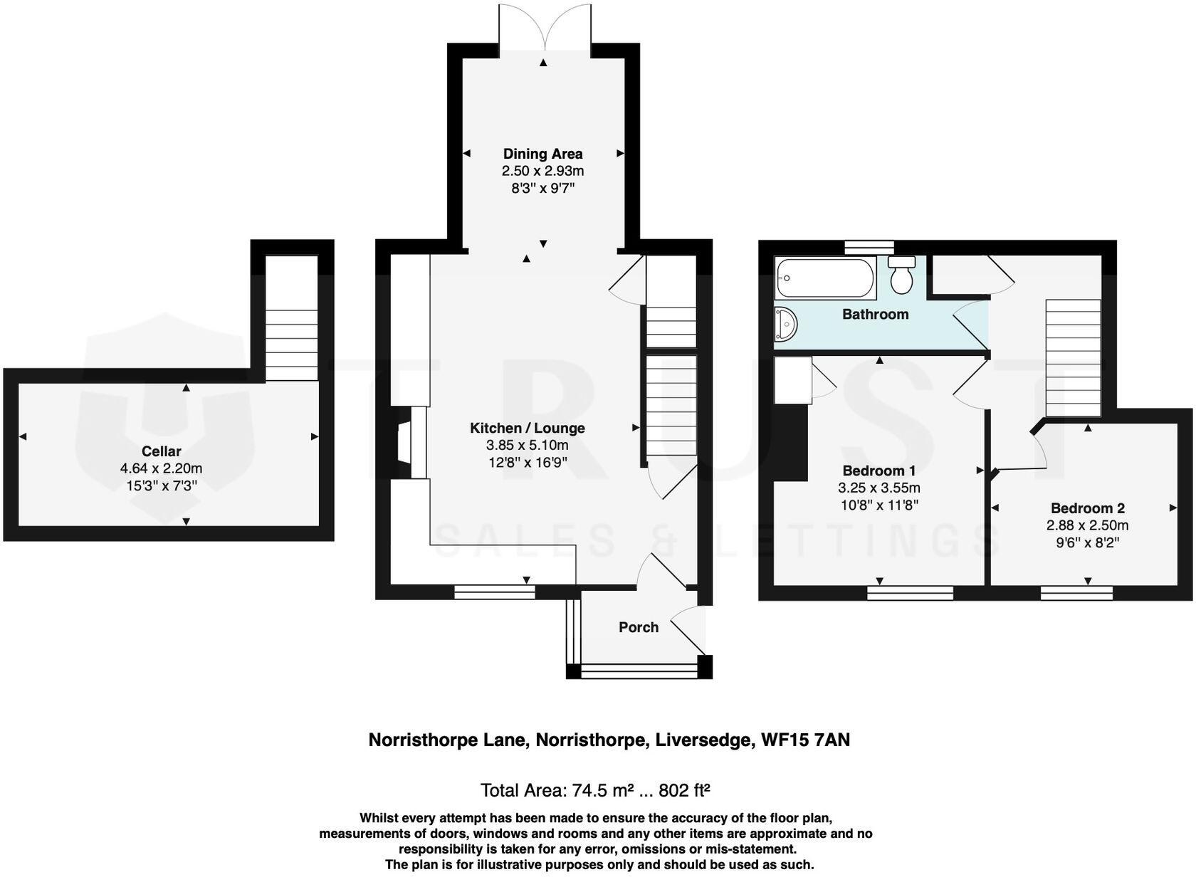 Norristhorpe Lane, Liversedge, WF15 floorplan