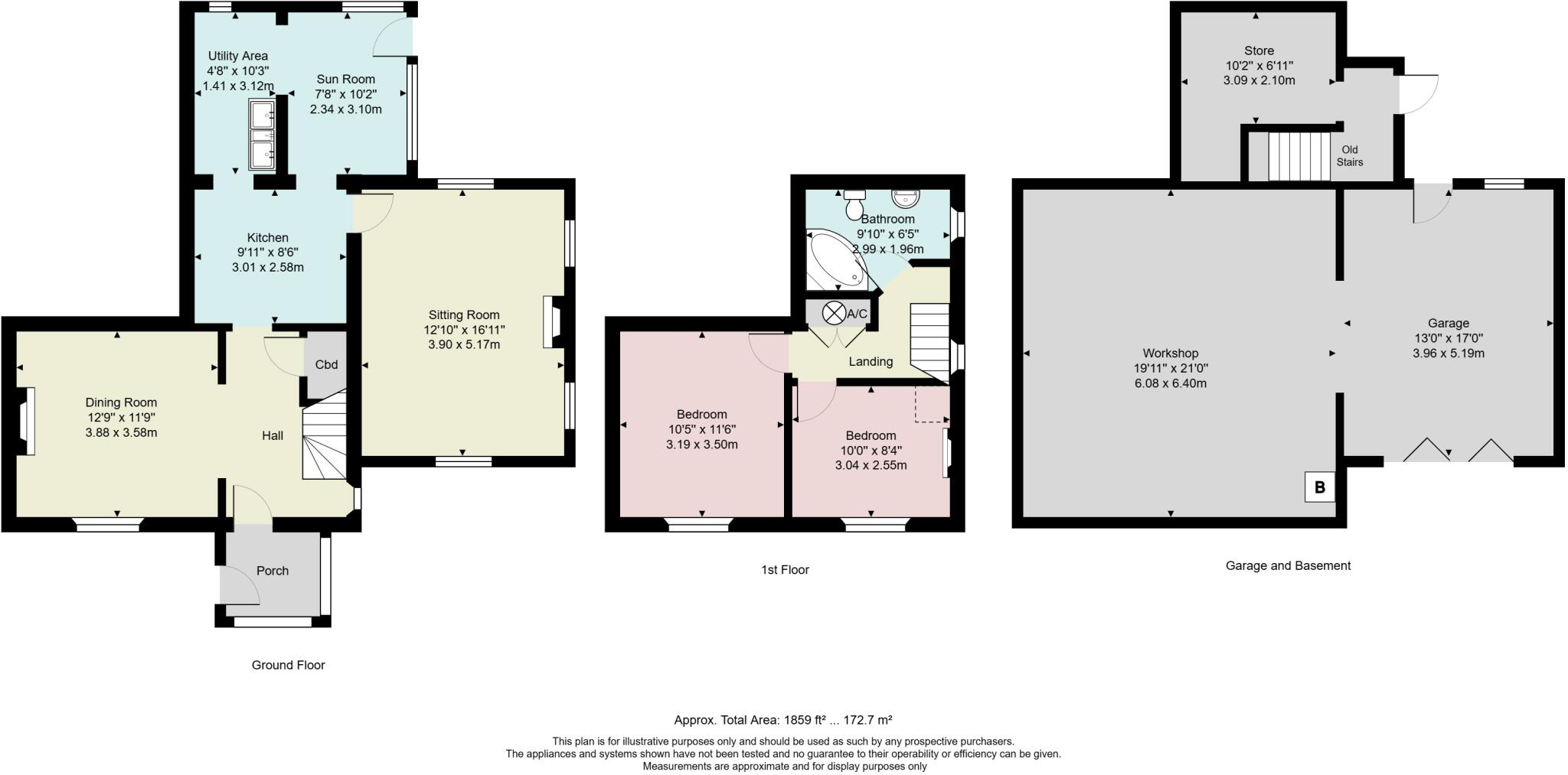 Heversham, Milnthorpe, Cumbria, LA7 floorplan