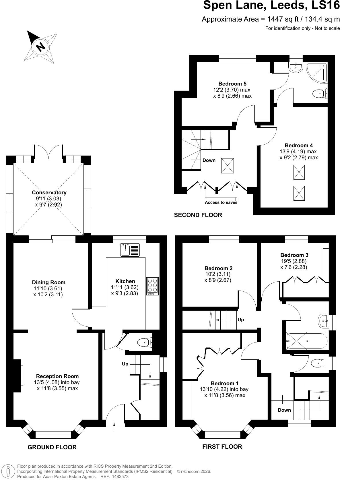 Spen Lane, West Park floorplan