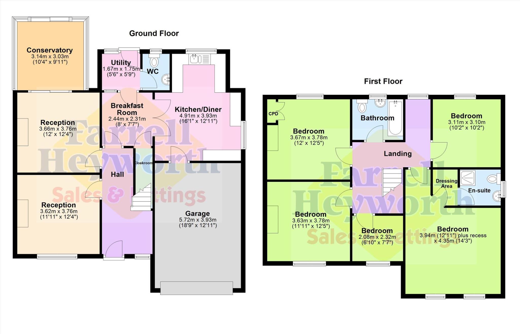 Chain House Lane, Whitestake, Preston floorplan