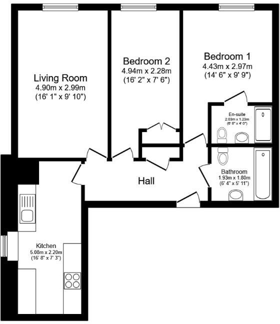 Cross Keys Close, Brechin, Angus, DD9 floorplan