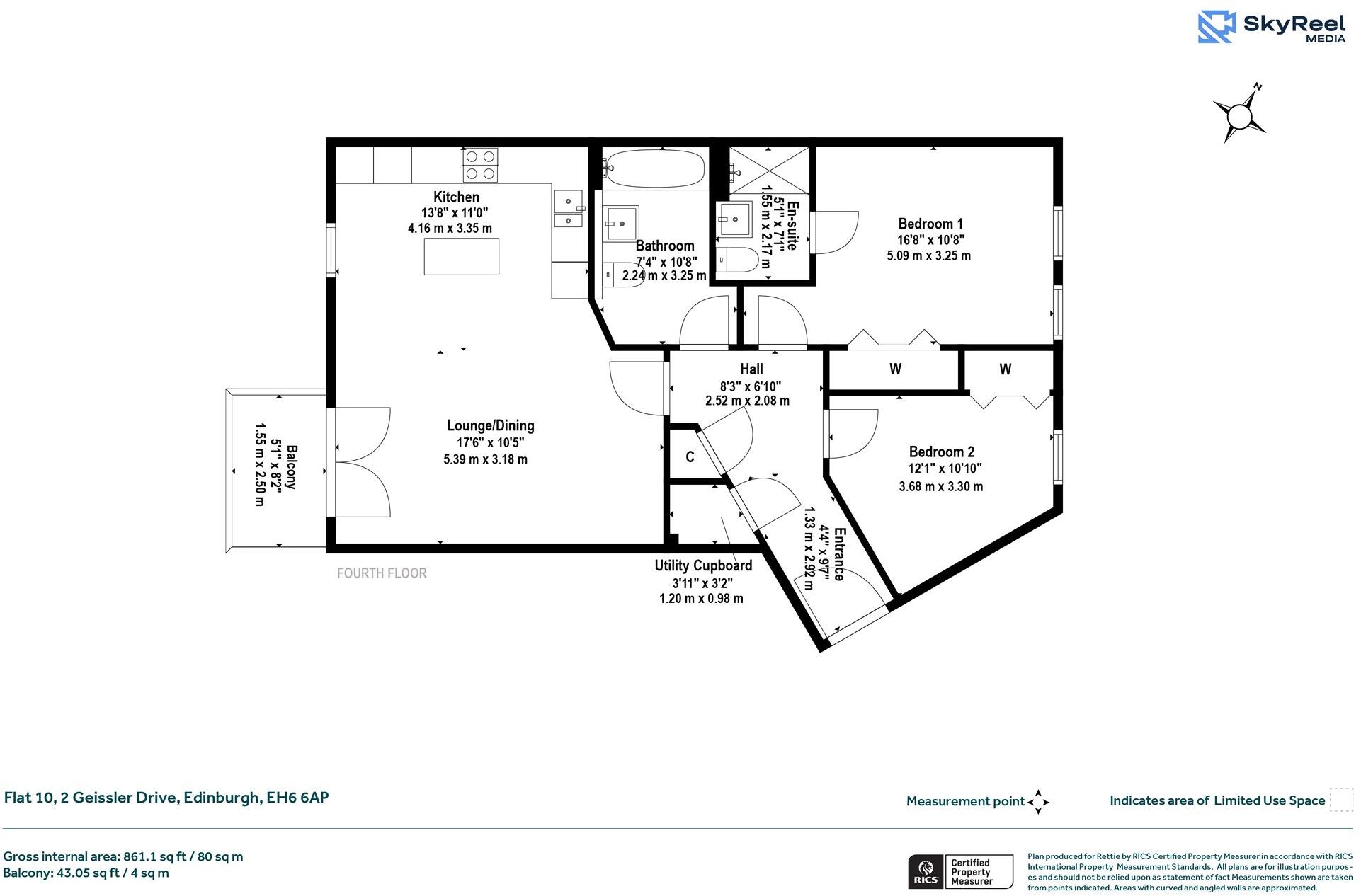 2, Geissler Drive, Leith, Edinburgh floorplan