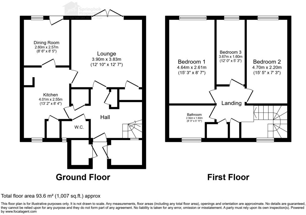 Threefields, Ingol, Preston, Lancashire floorplan