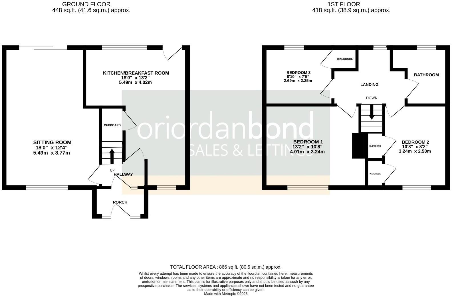 Bourne Crescent, Kings Heath, Northampton NN5 floorplan