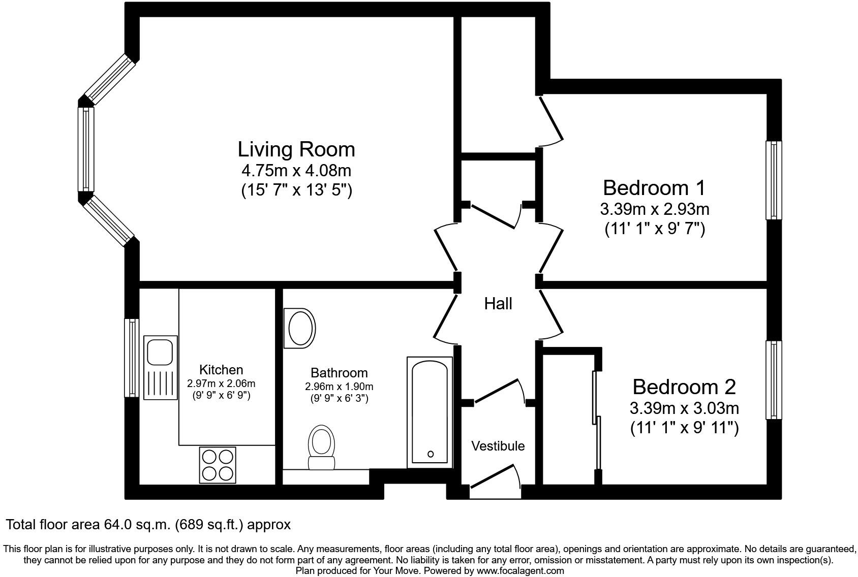 Calcots Crescent, Elgin, Morayshire, IV30 floorplan