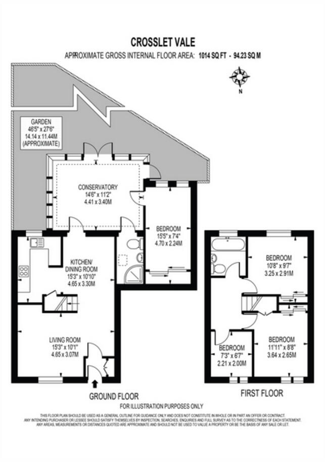 Crosslet Vale, Greenwich, SE10 floorplan