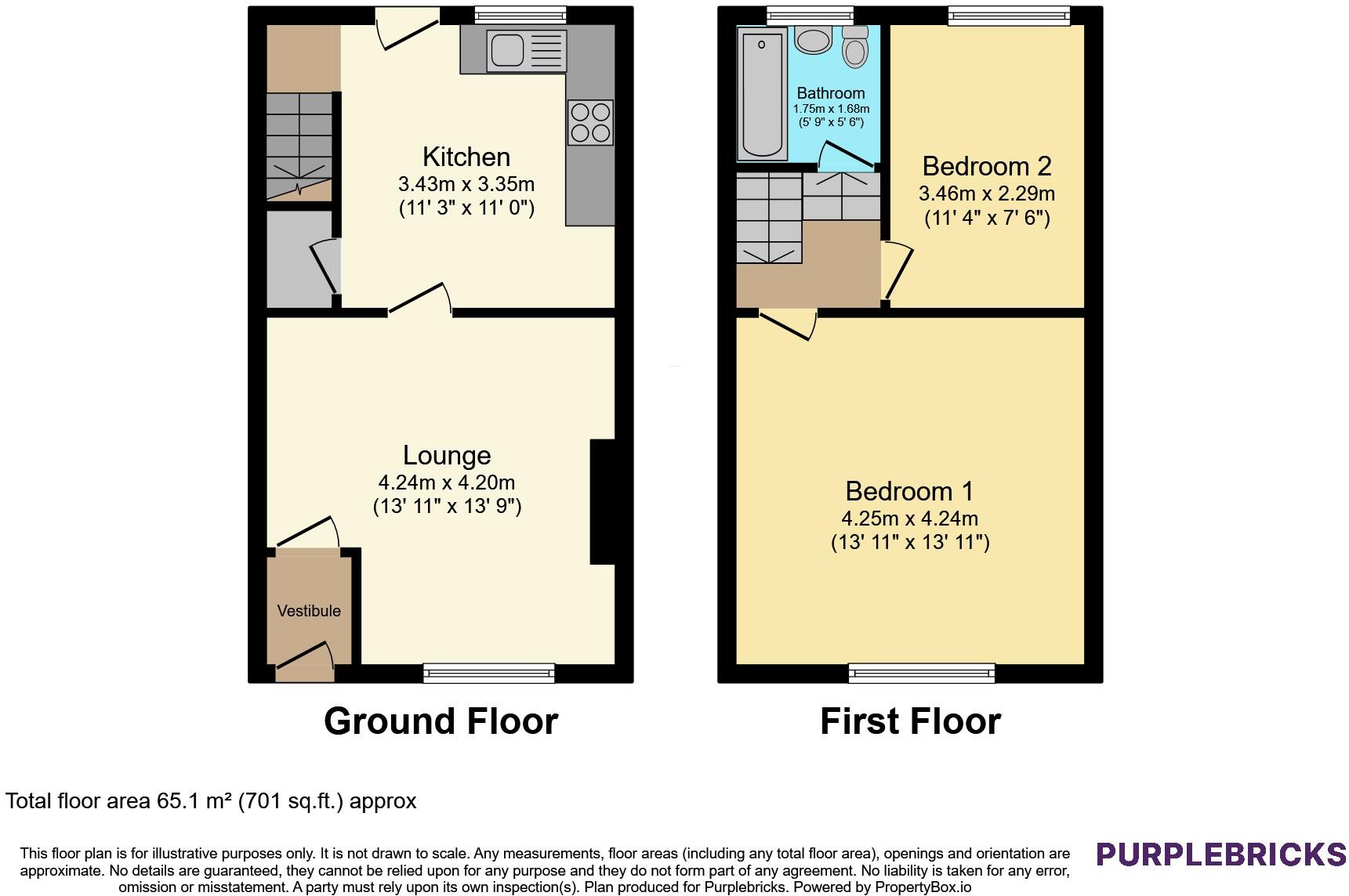 Vulcan Street, Oldham, OL1 floorplan