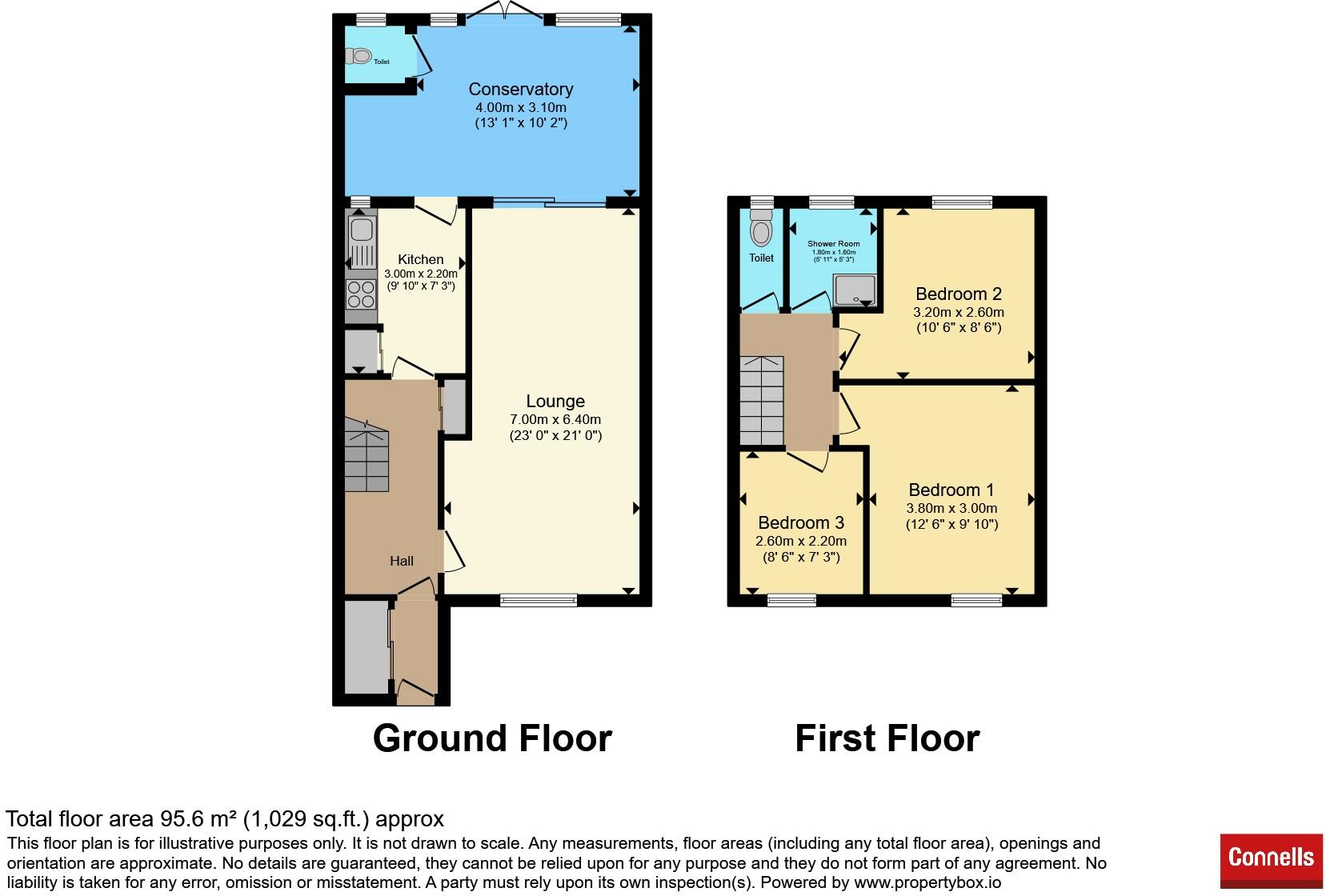 Erin Close, Luton floorplan