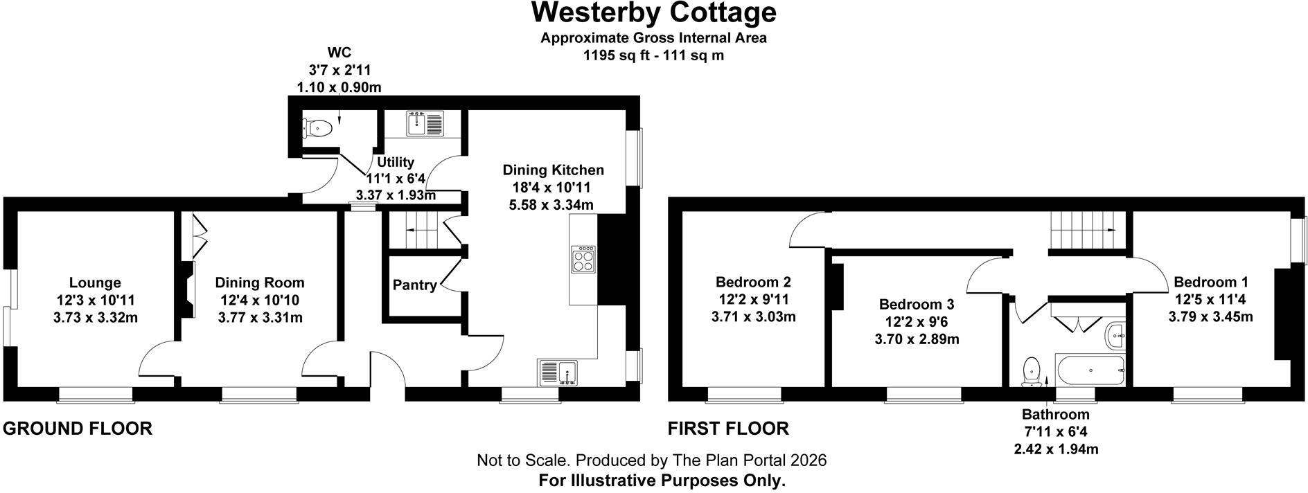 Main Street, Smeeton Westerby floorplan