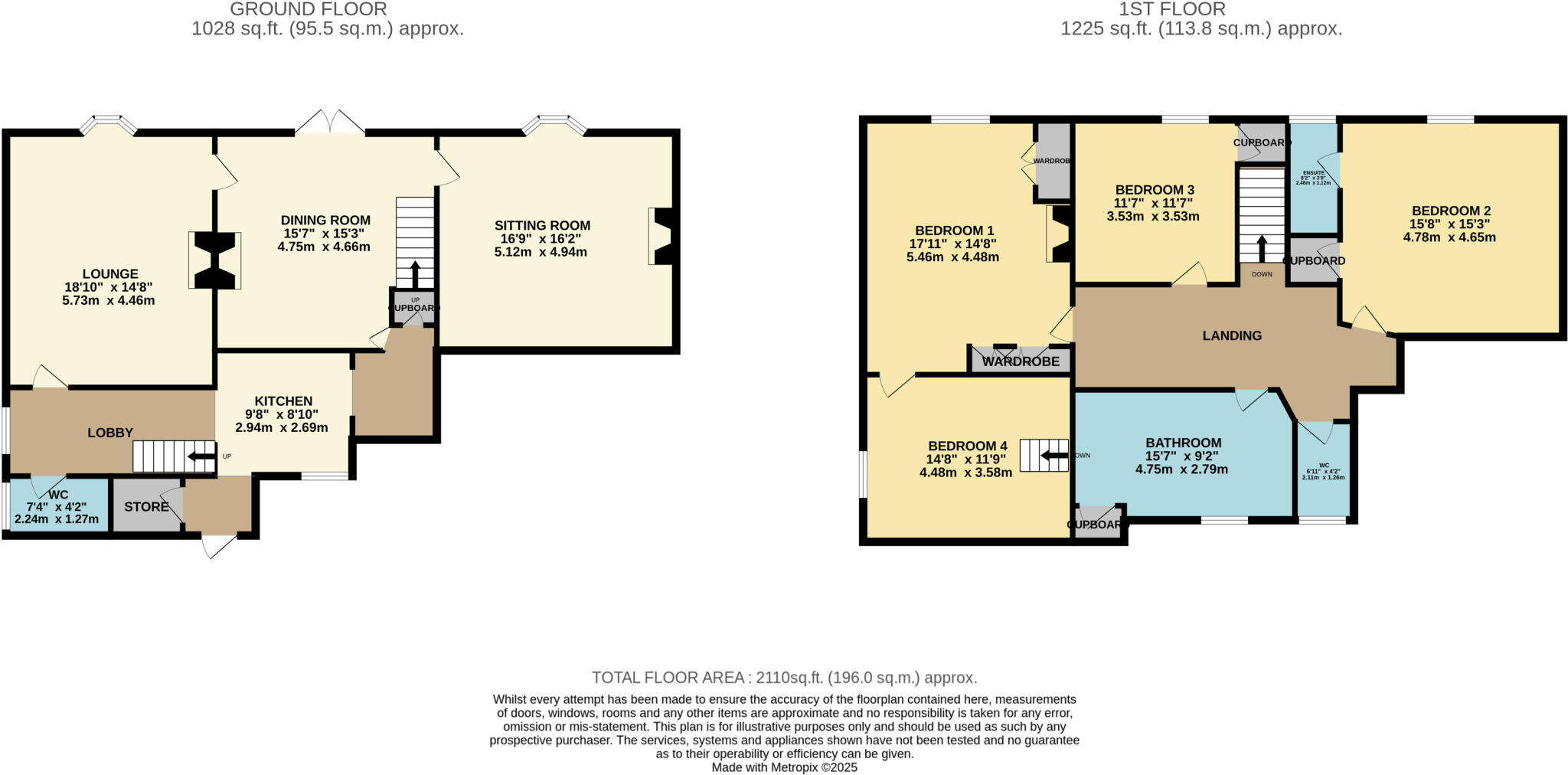 Whitworth, Spennymoor, DL16 floorplan