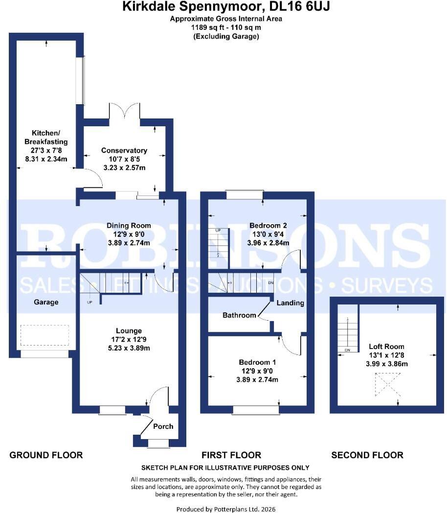 Kirkdale, Spennymoor floorplan