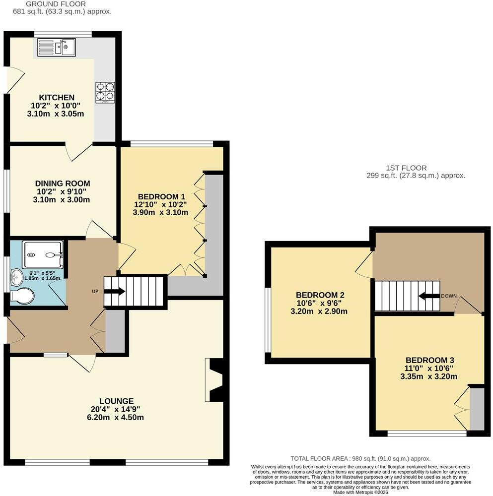 St. Philips Road, Keyingham, Hull floorplan