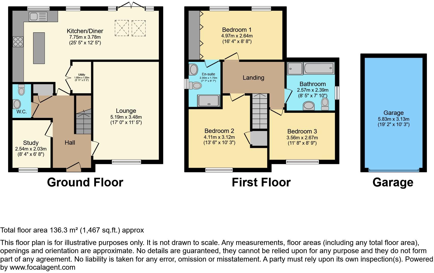 Greys View, Leicester, LE7 floorplan