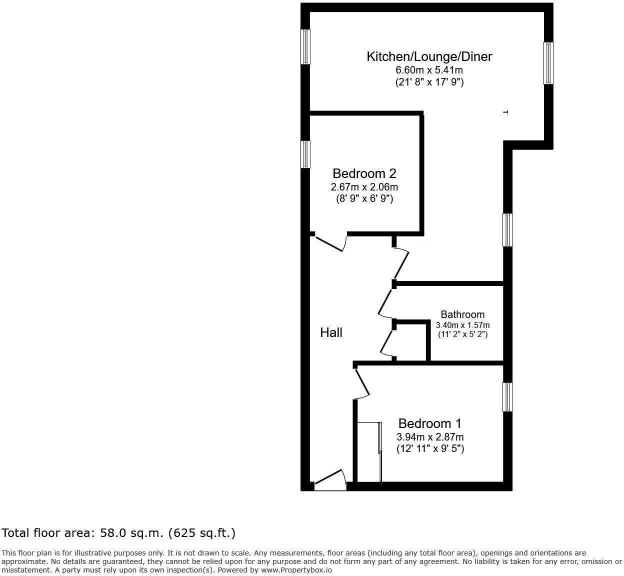 7 Godwin Court, Swindon, Wiltshire SN1 4BB floorplan