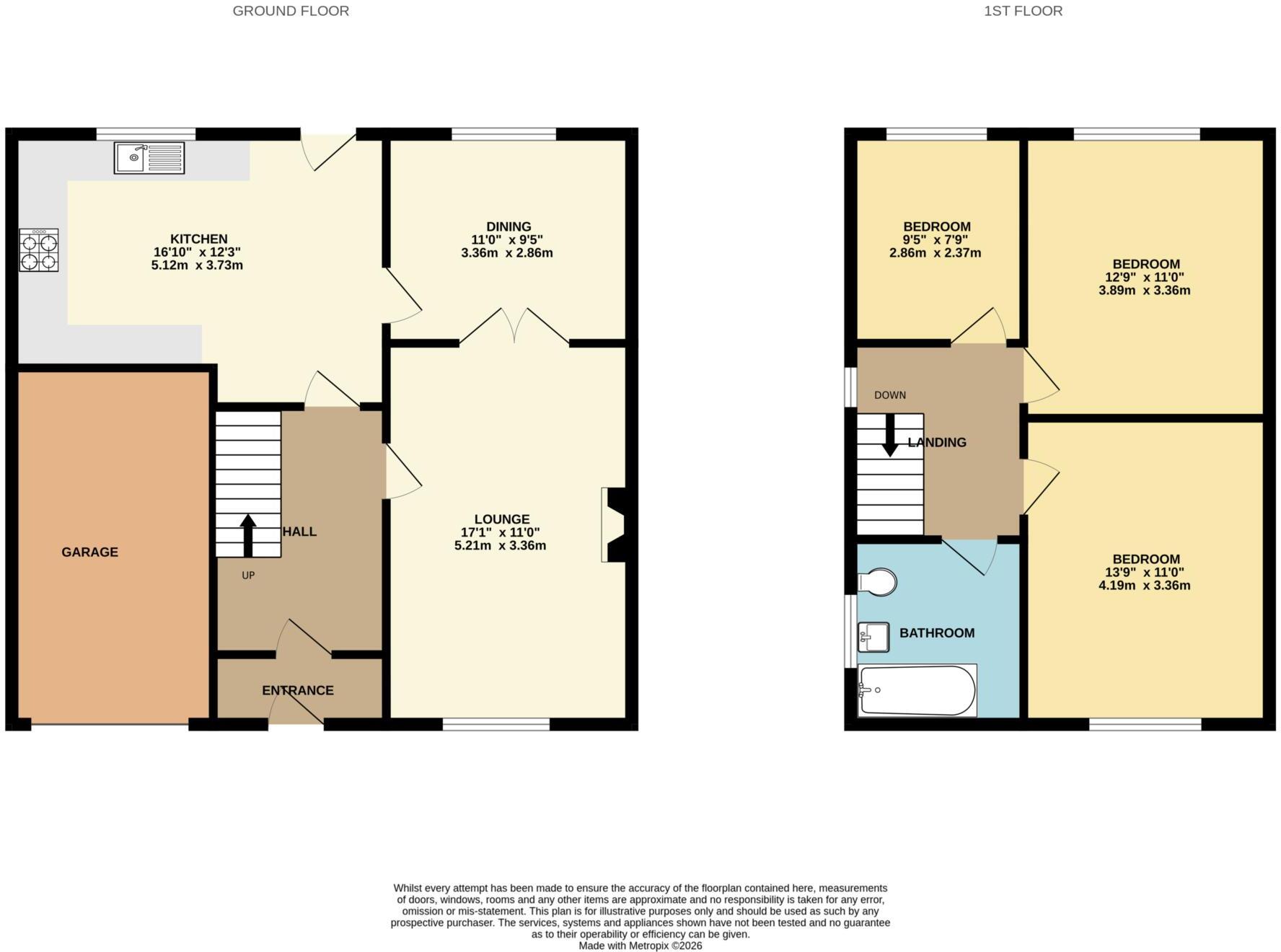 Melling Way, Old Hall Estate floorplan