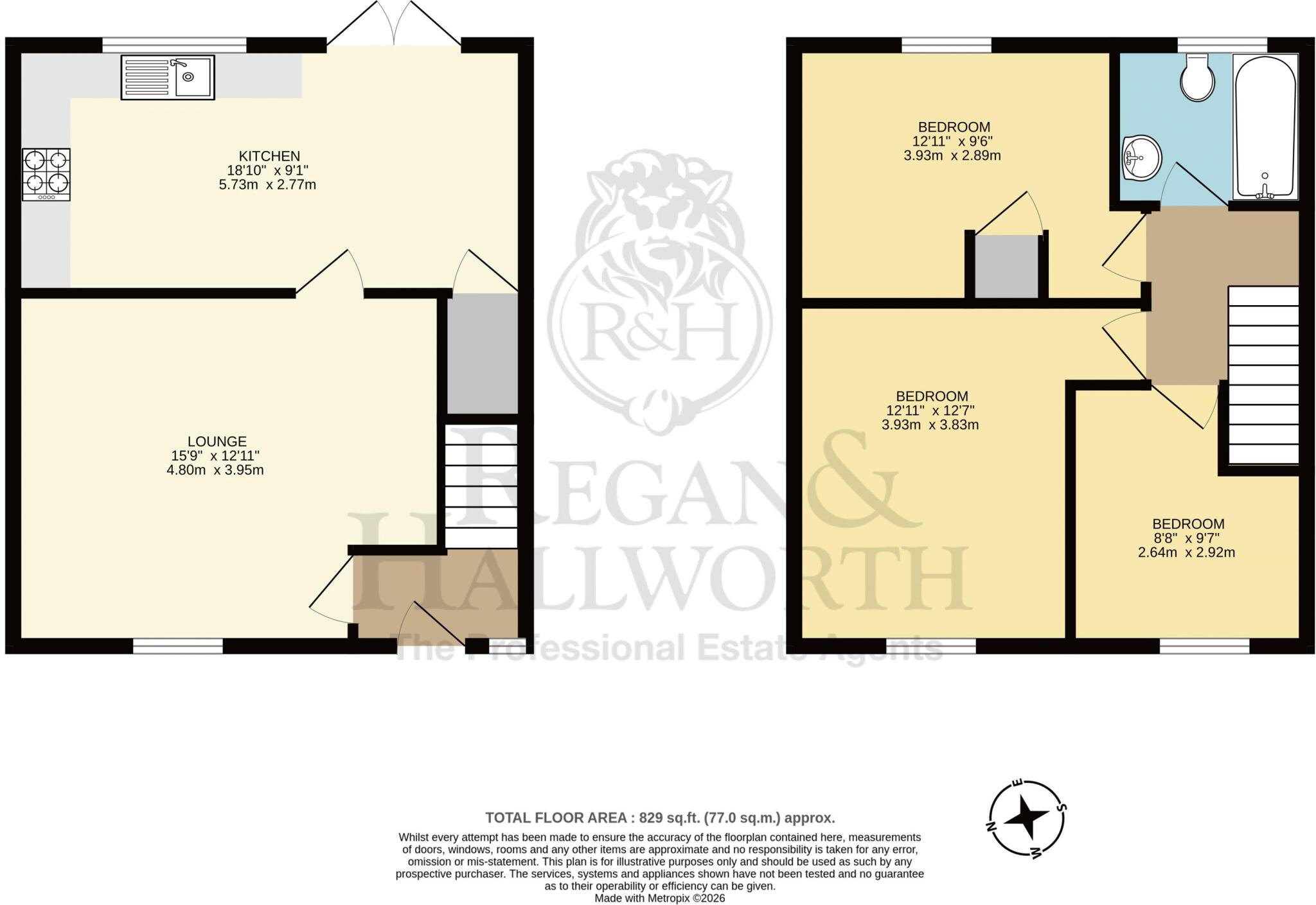 Randall Avenue, Shevington, WN6 8HN floorplan