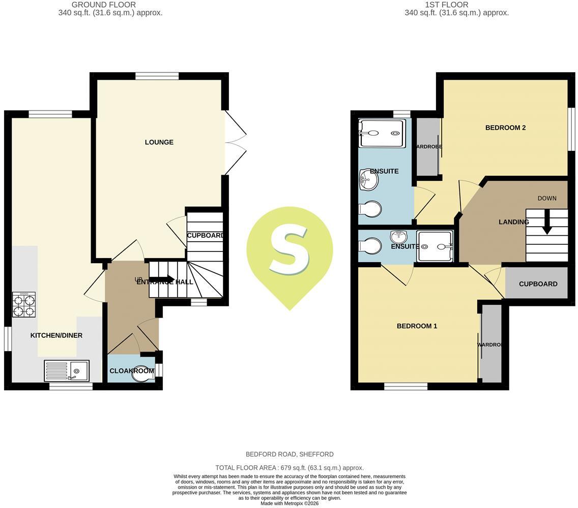 Bedford Road, Shefford floorplan