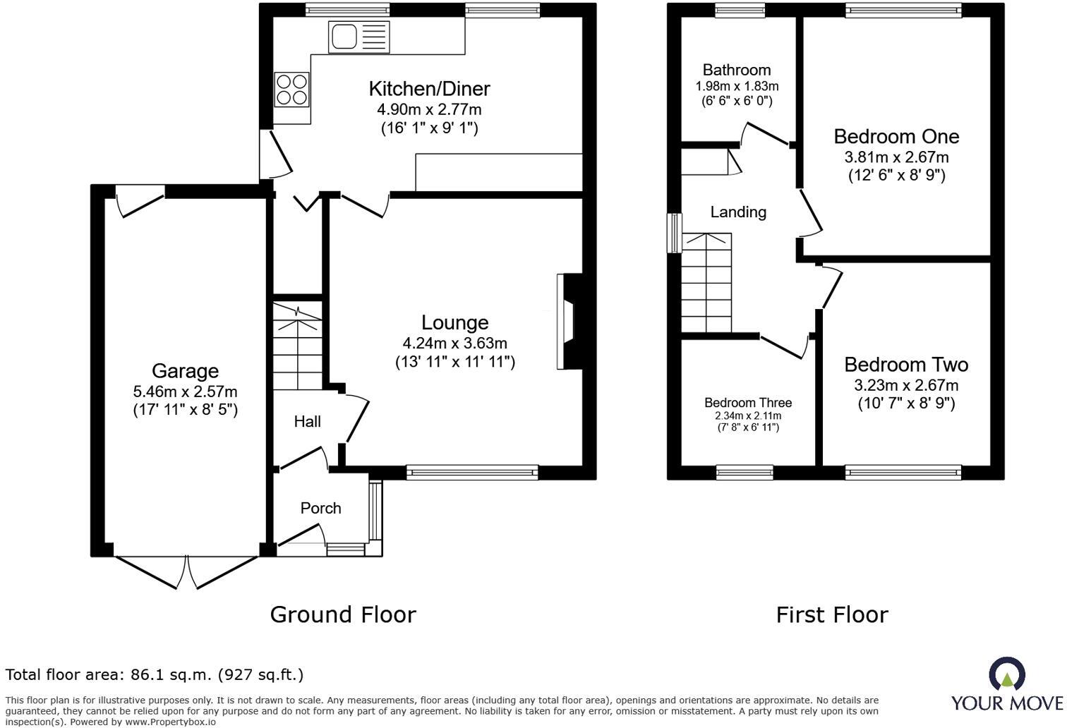Chartwell Road, Arleston, Telford, Shropshire, TF1 floorplan