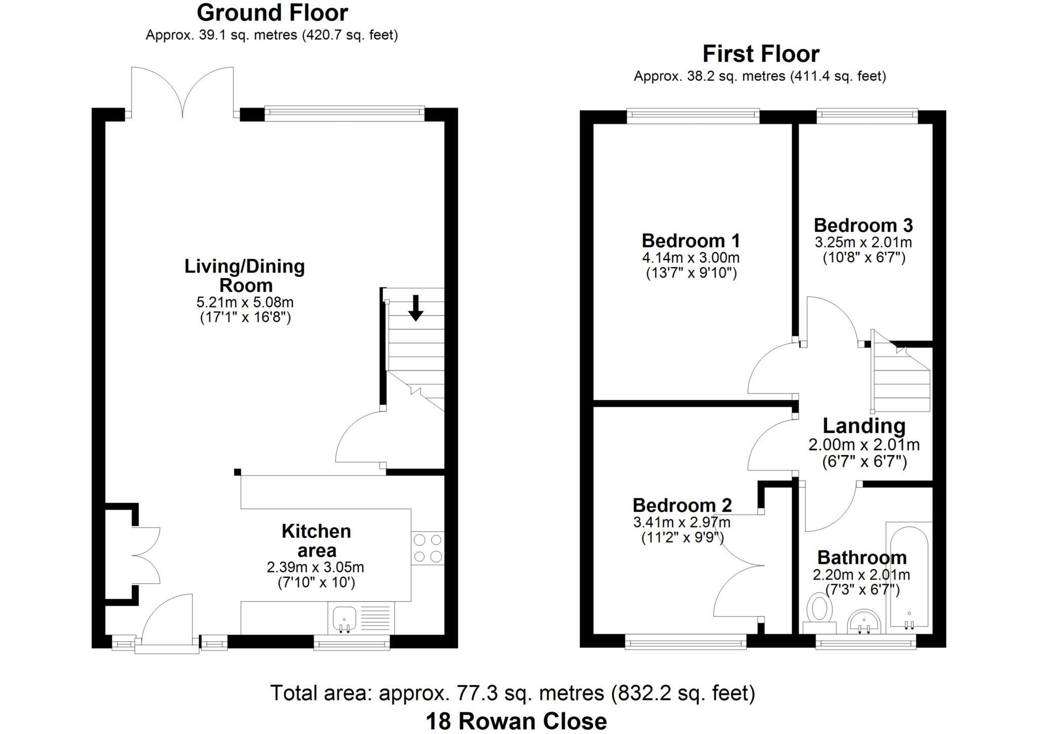 Rowan Close, Sonning Common, South Oxfordshire floorplan