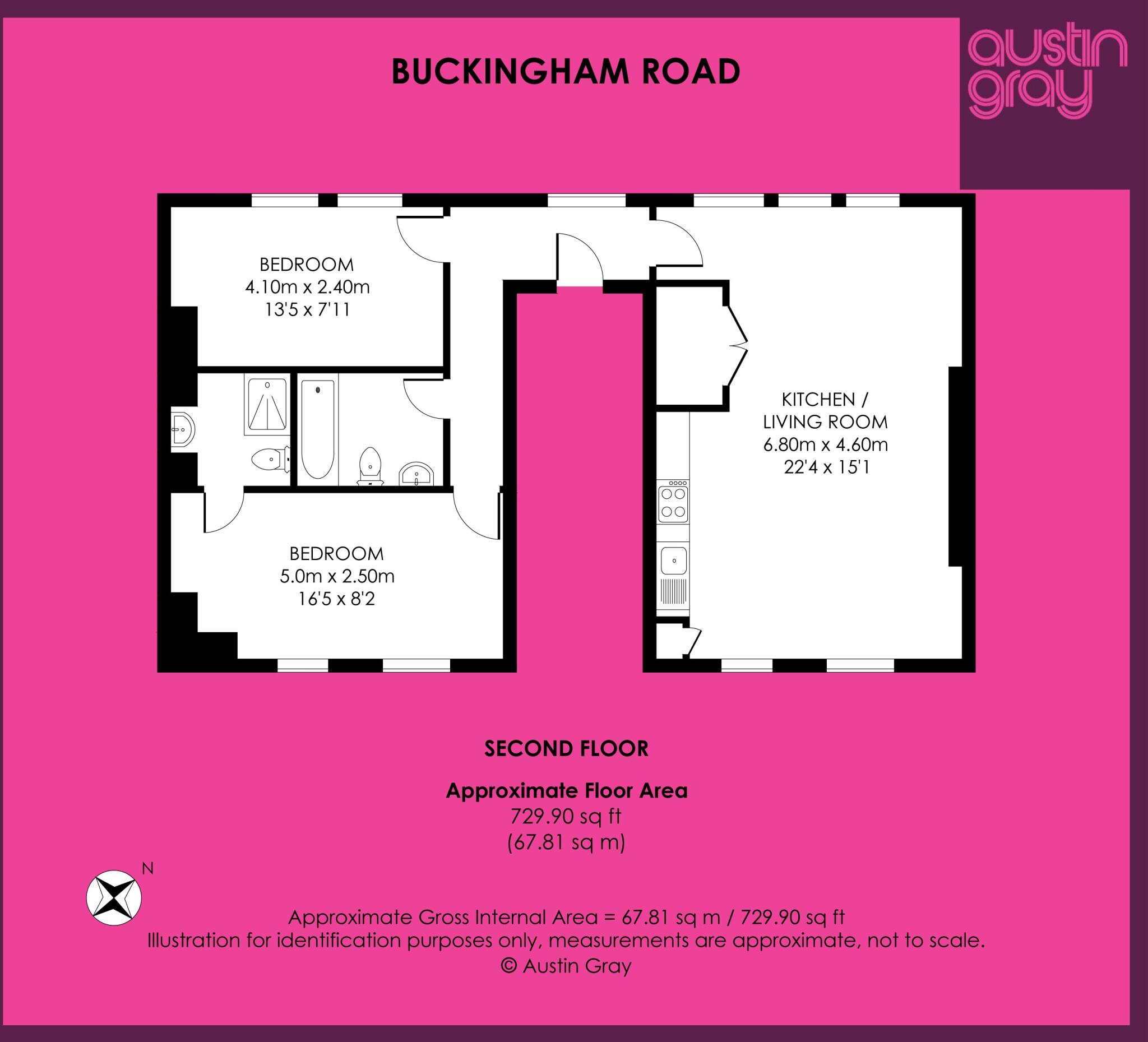 Buckingham Road, Brighton floorplan