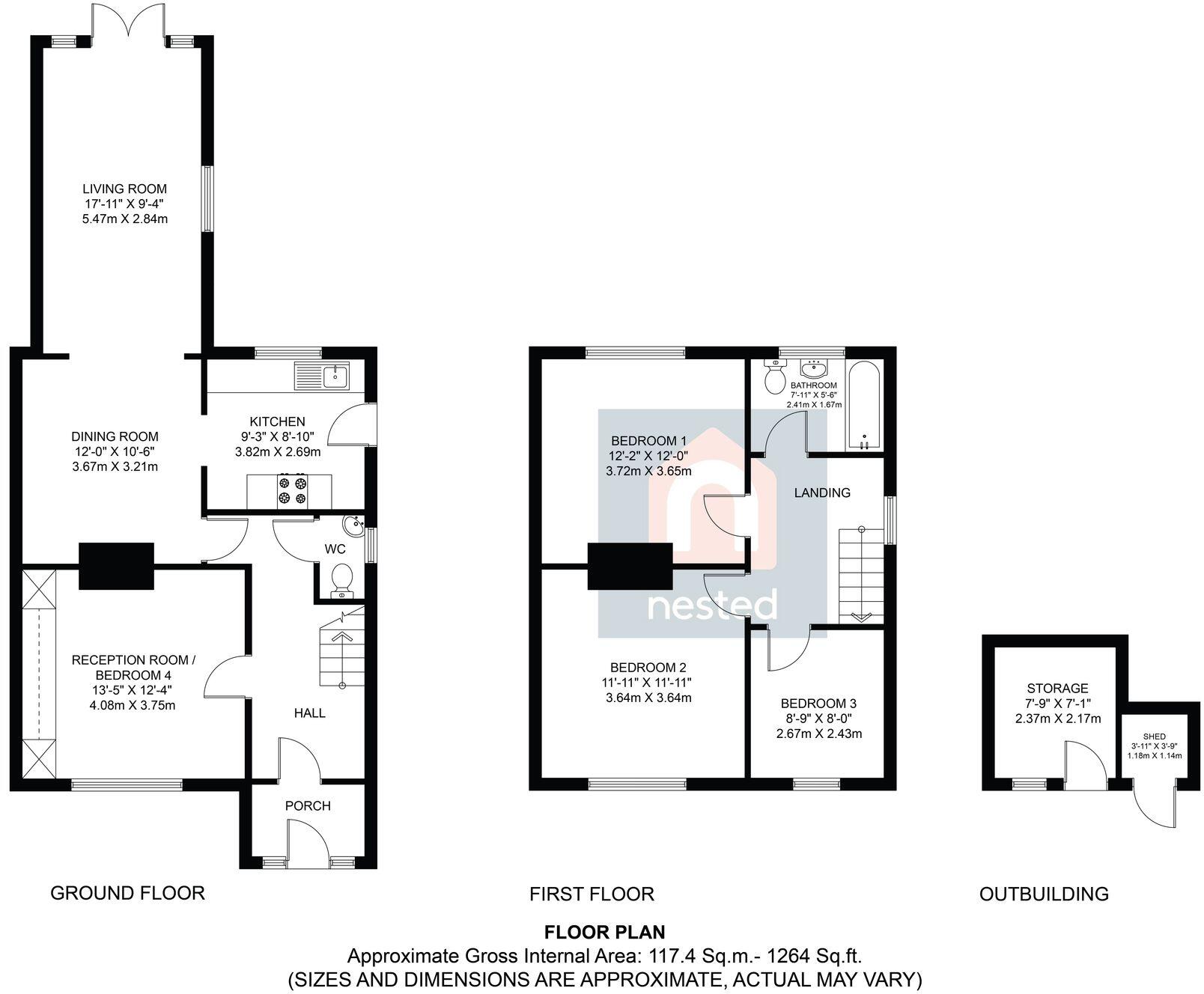 Edward Road, Christchurch, BH23 floorplan