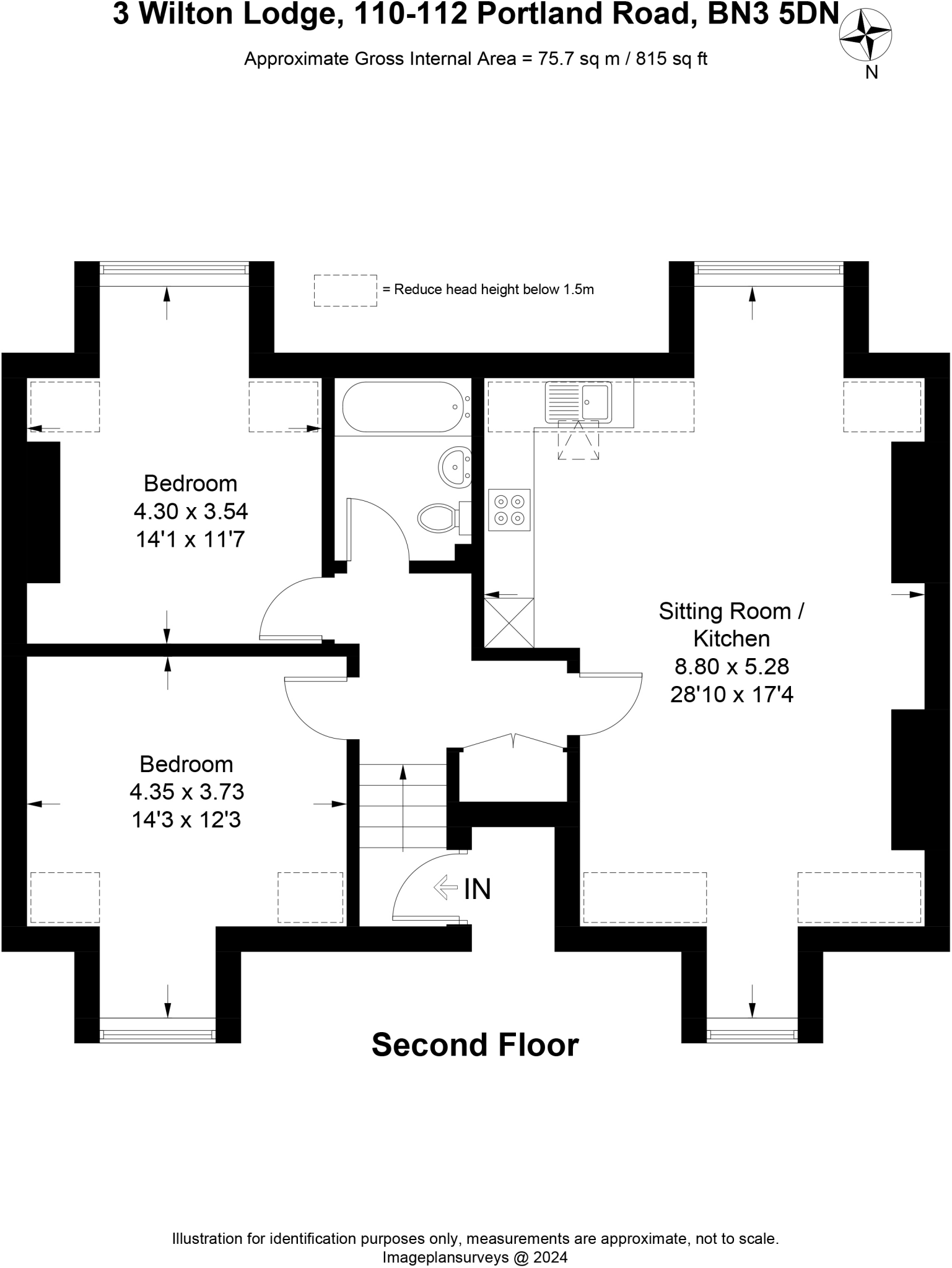 Portland Road, Hove, BN3 5DN floorplan
