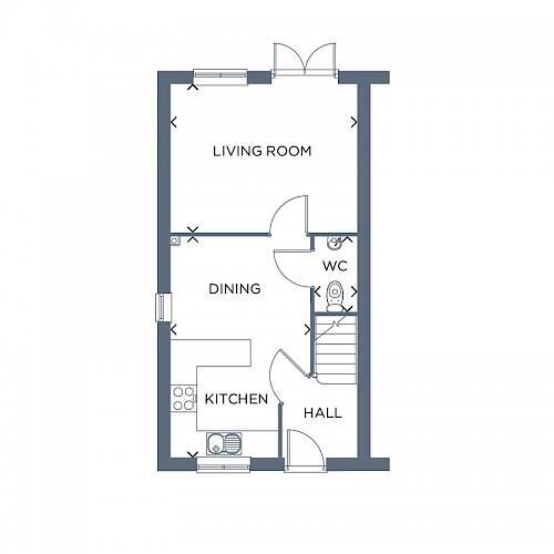 Moorland Green, Chopwell, NE17 floorplan