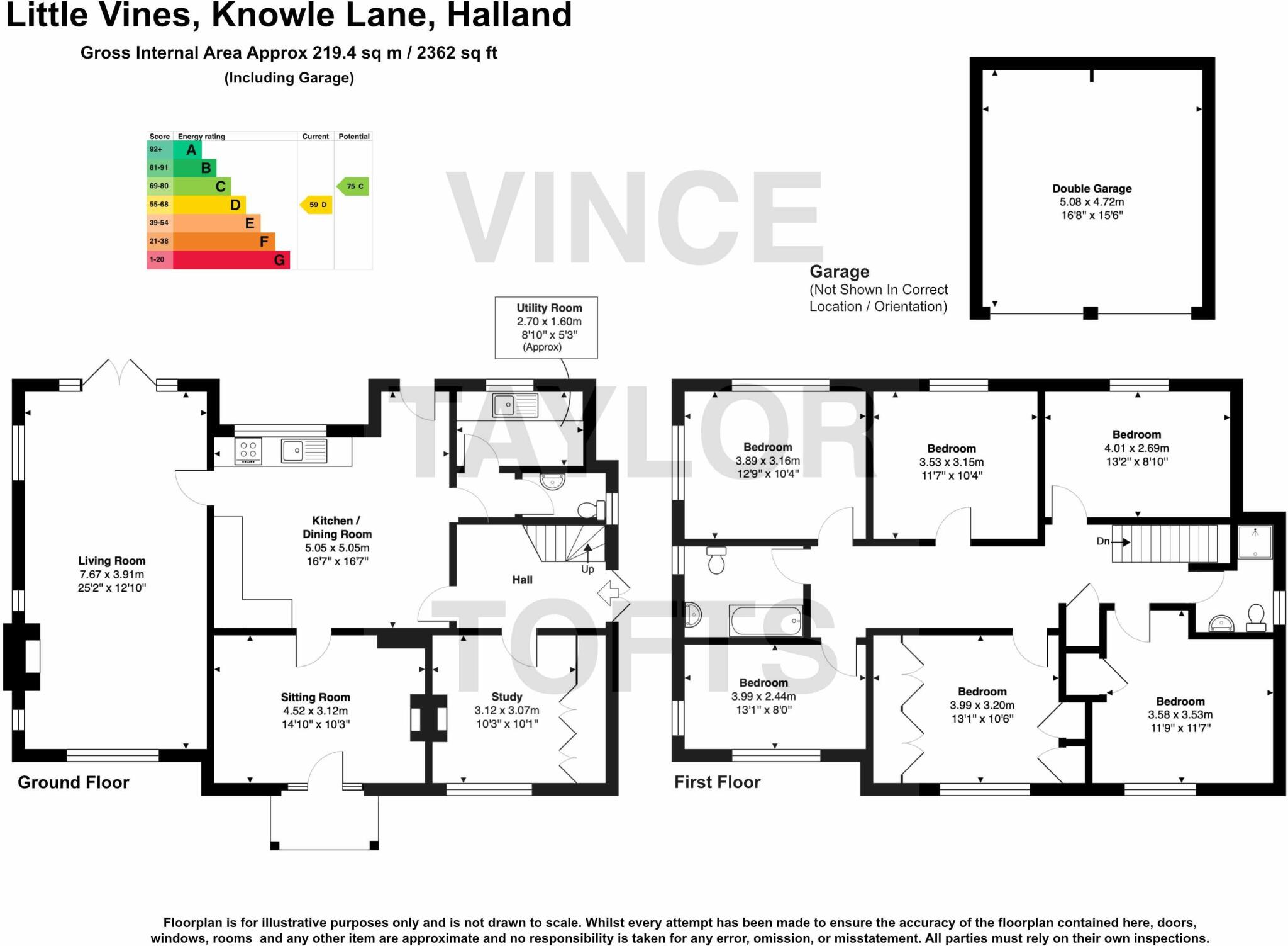 Knowle Lane, Halland, Lewes, East Sussex, BN8 floorplan