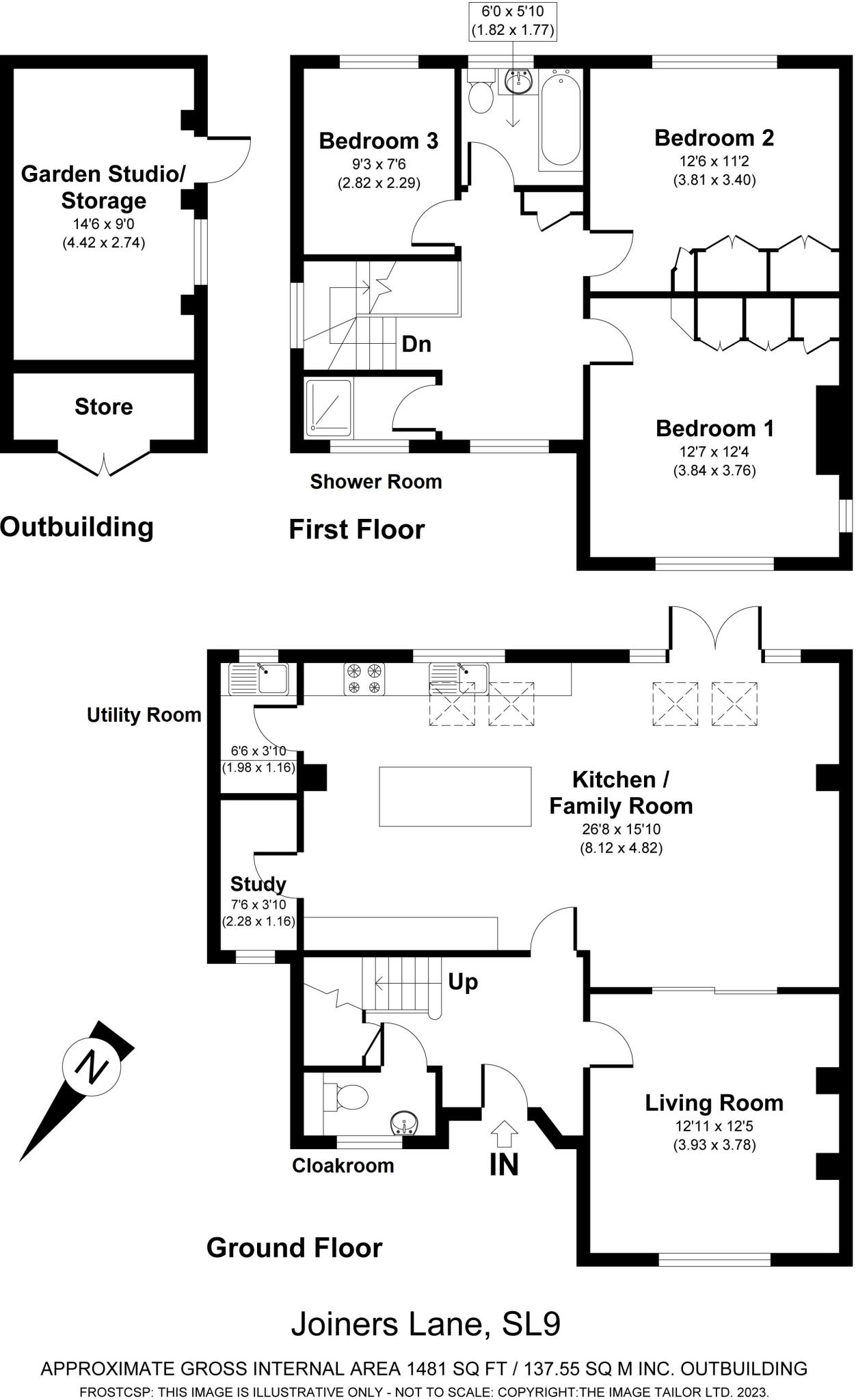 Joiners Lane, Chalfont St. Peter, Gerrards Cross, Buckinghamshire, SL9 floorplan