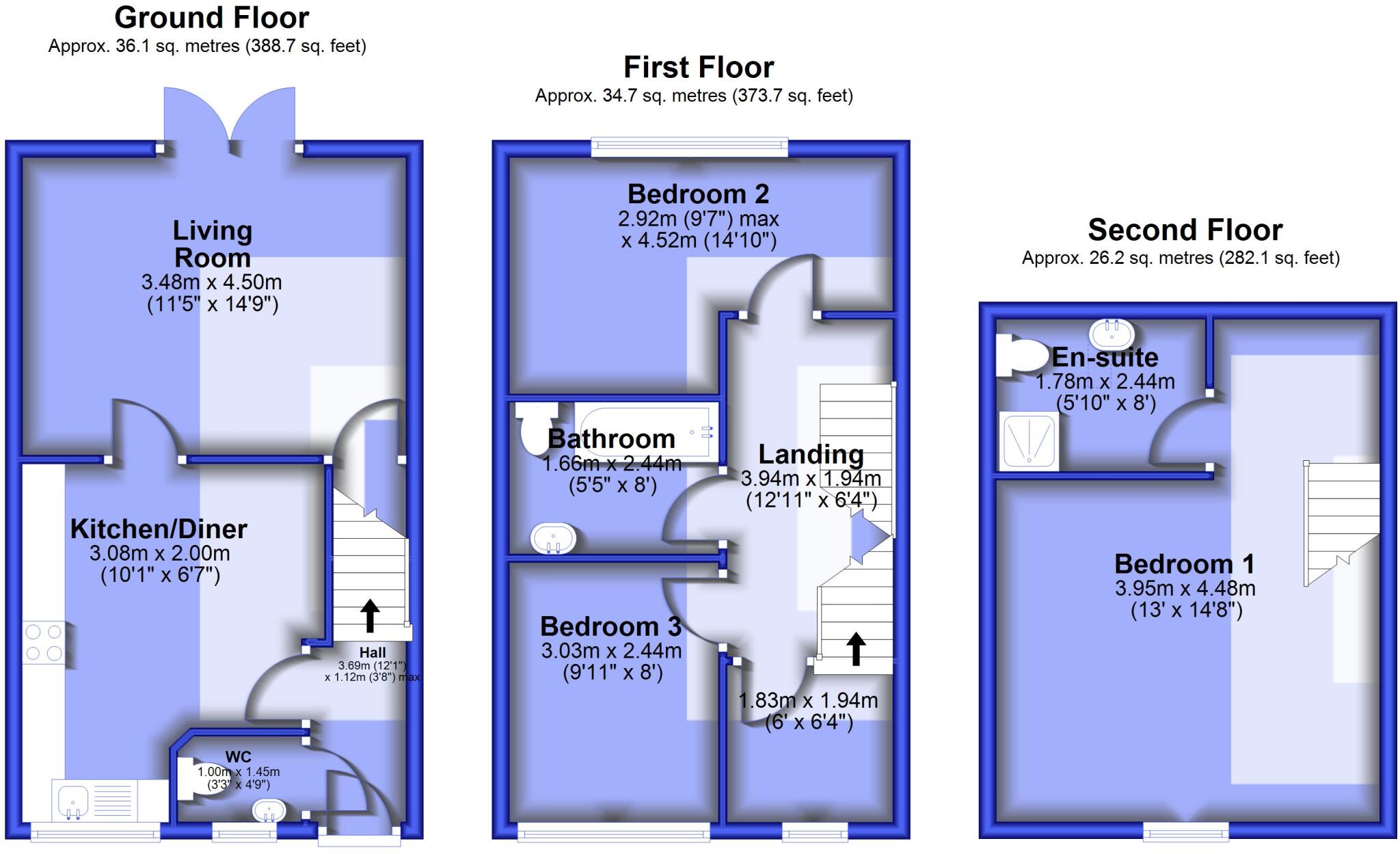 May Hill Close, Accrington, Lancashire, BB5 floorplan