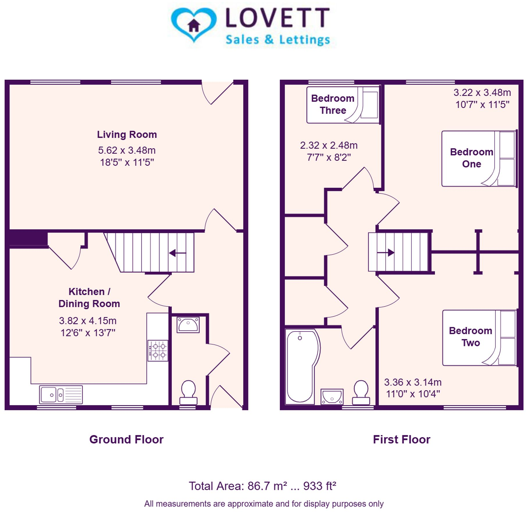 Countess Close, Eaton Socon, PE19 floorplan