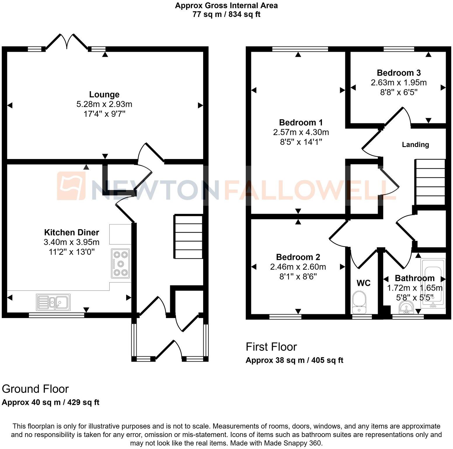 Tirrington, Bretton, Peterborough, PE3 floorplan