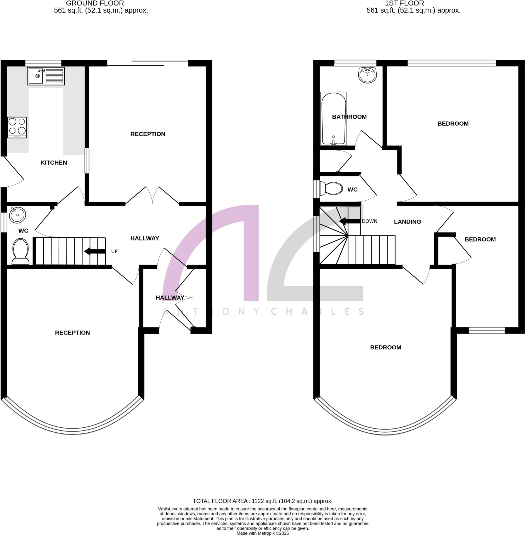 South Lodge Drive, Oakwood N14 4XR floorplan