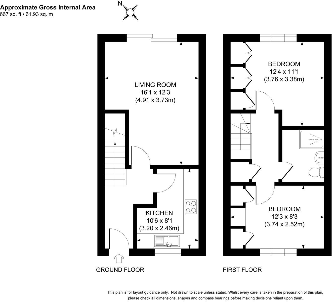 Percheron Drive, Knaphill, Woking, Surrey, GU21 floorplan