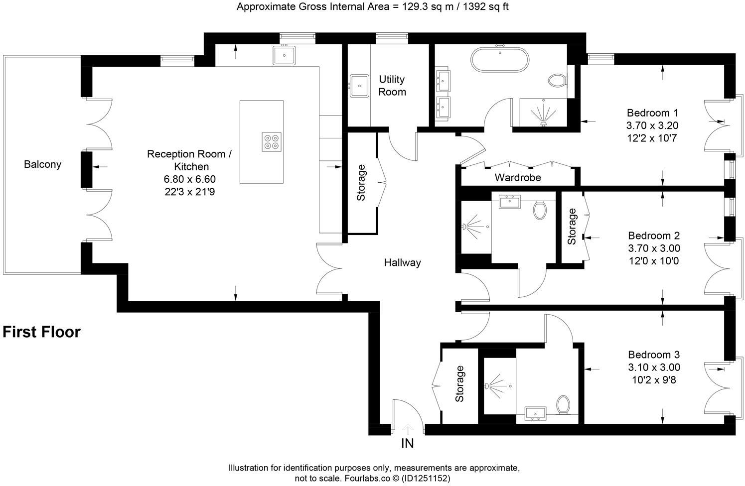 Parabola Road, Montpellier, Cheltenham floorplan