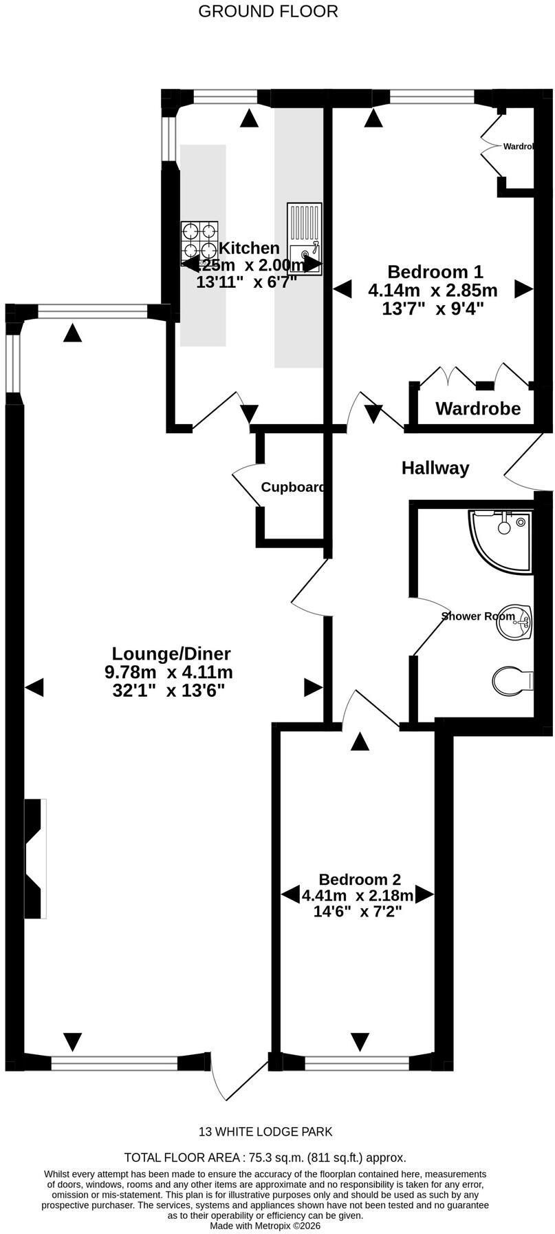 White Lodge Park, Portishead, North Somerset floorplan