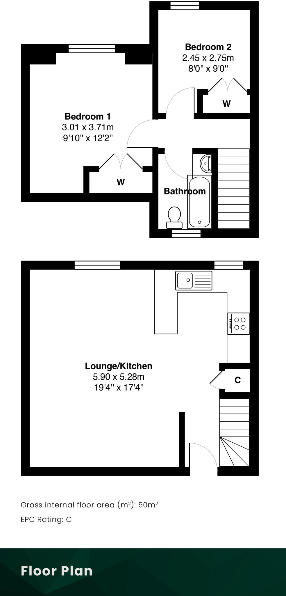 124 Glendinning Terrace, Galashiels, TD1 2JP floorplan