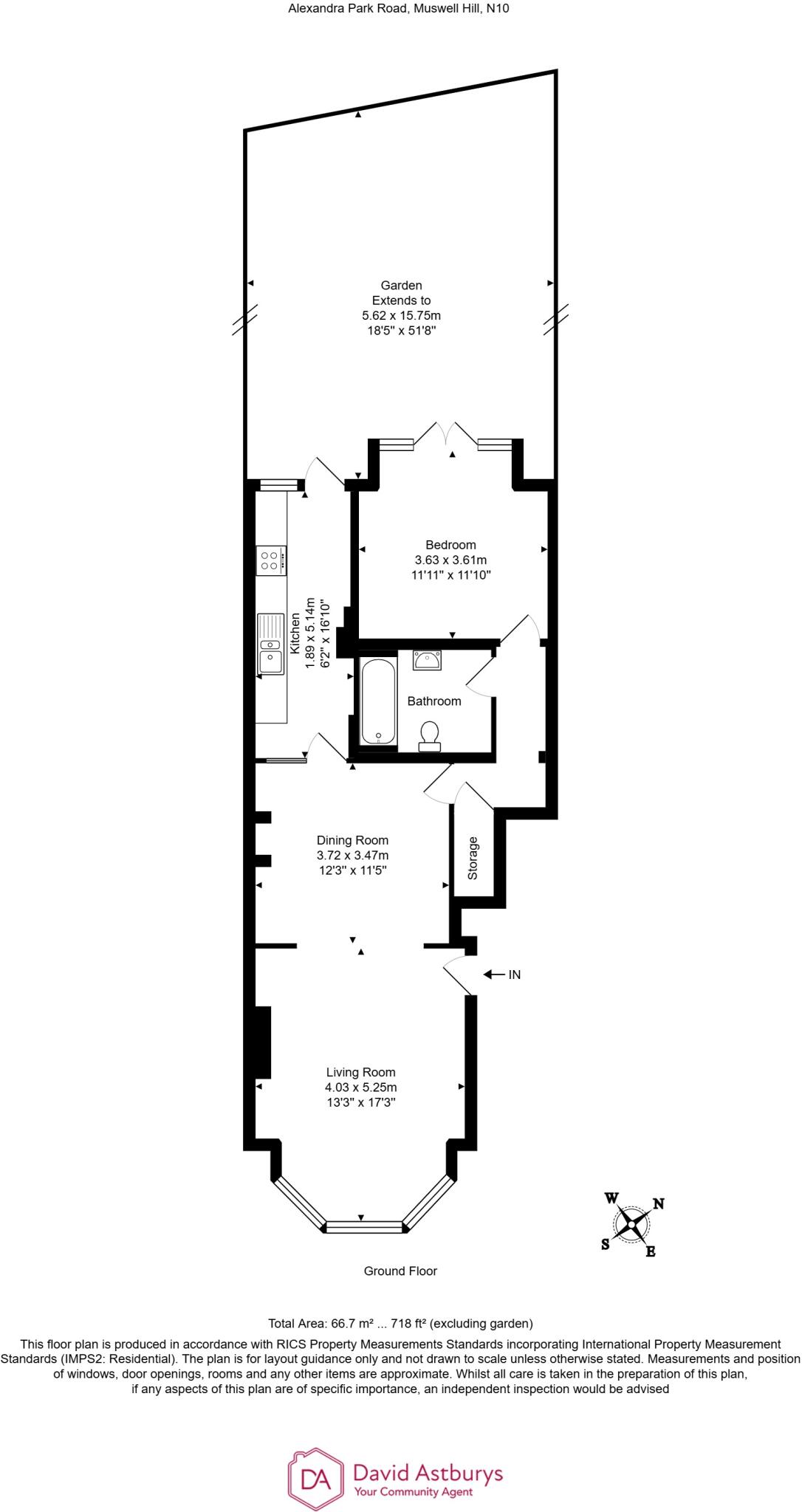 Alexandra Park Road, Muswell Hill N10 floorplan
